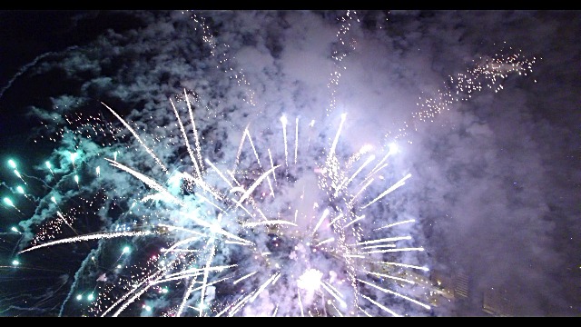 Incre Bles Im Genes De Los Fuegos Artificiales Desde Un Drone Diario