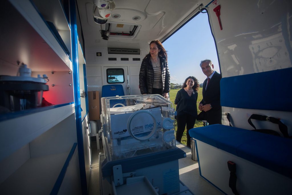  Dos nuevas ambulancias para Mar del Plata. Serán cinco en total, para que la ciudad pueda contar con su propio sistema de emergencias. 