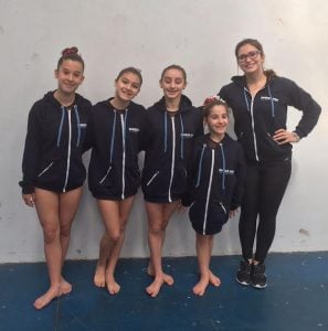 Las gimnastas de Quilmes