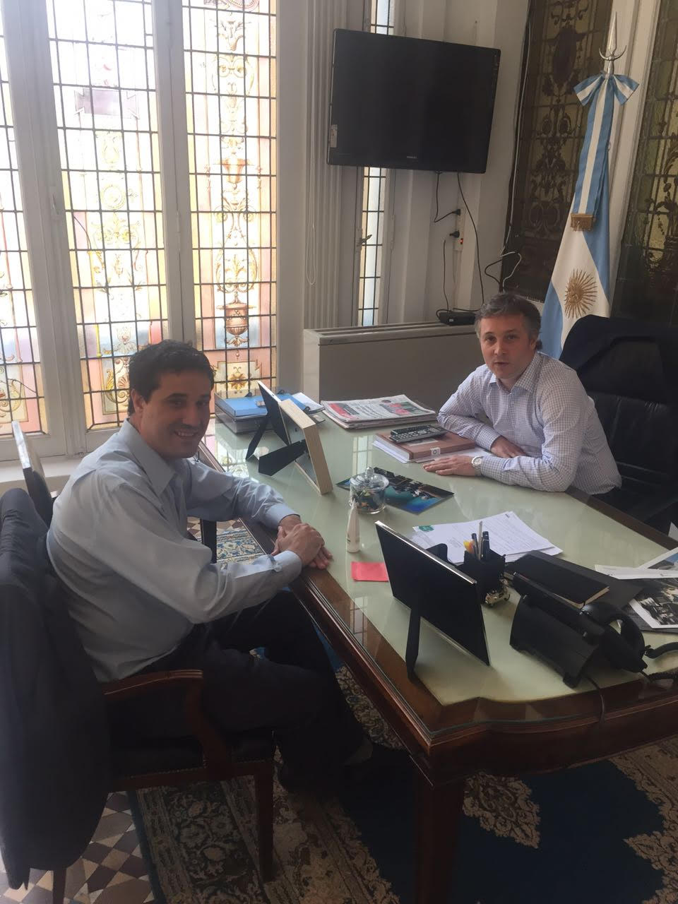 El diputado marplatense Maximiliano Abad se reunió con el secretario general de la Presidencia, Fernando De Andreis, en Casa Rosada