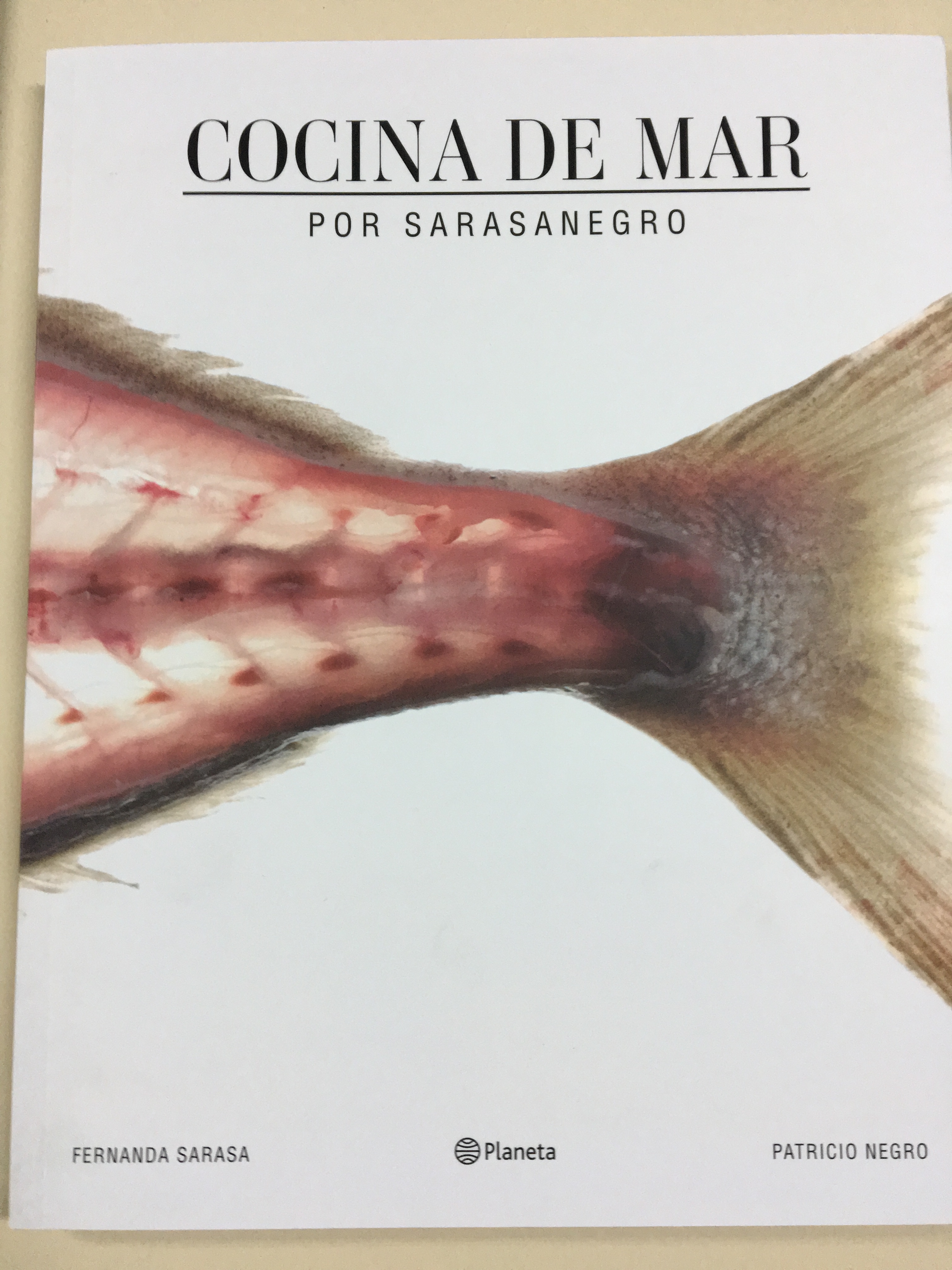  Cocina de Mar, por Sarasanegro. Portada del nuevo libro que acaba de editar Planeta.
