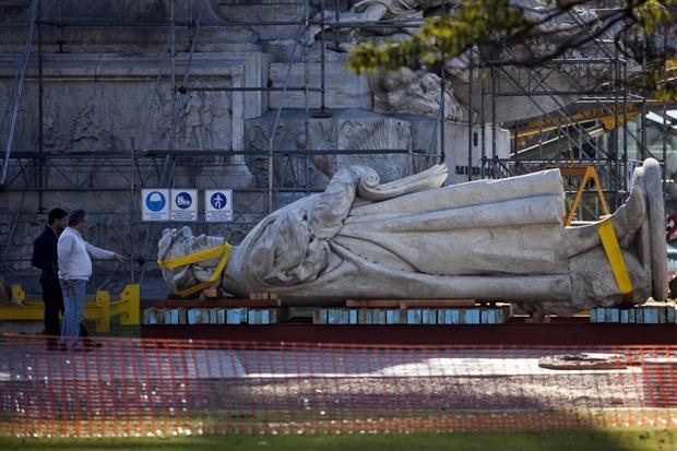 El insólito caso del Monumento a Colón - La Capital de Mar del Plata (Comunicado de prensa)