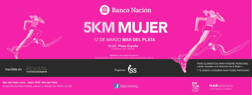 Flyer Carrera de la Mujer