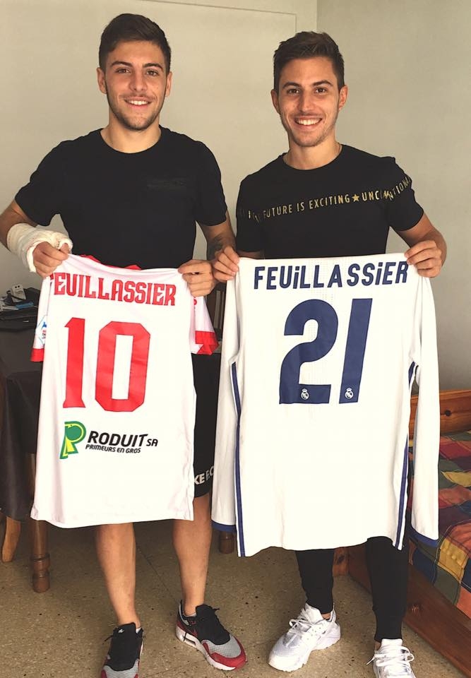  Los hermanos Francisco (izquierda) y Santiago (derecha) Feuillassier vivieron experiencias similares en el fútbol. 