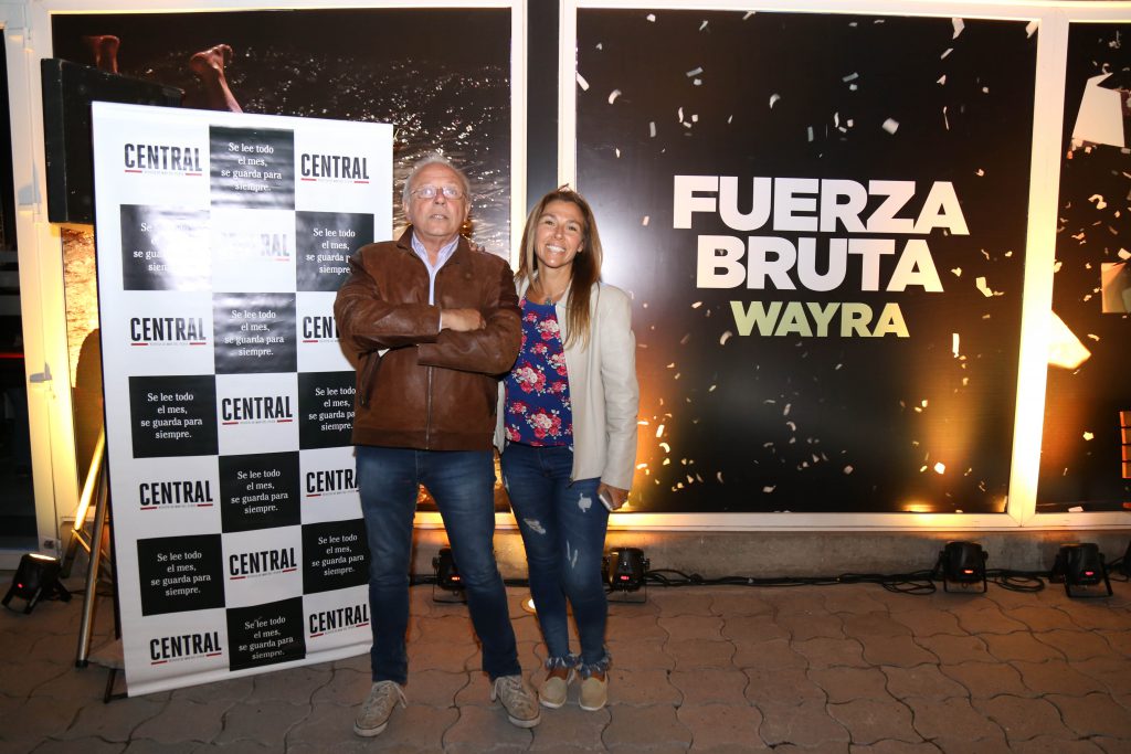 Luis María Stanzione no quiso perderse la presentación de "Wayra".