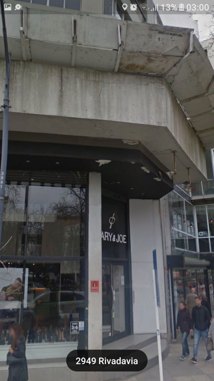 Imagen de google maps de cómo estaba la fachada. 