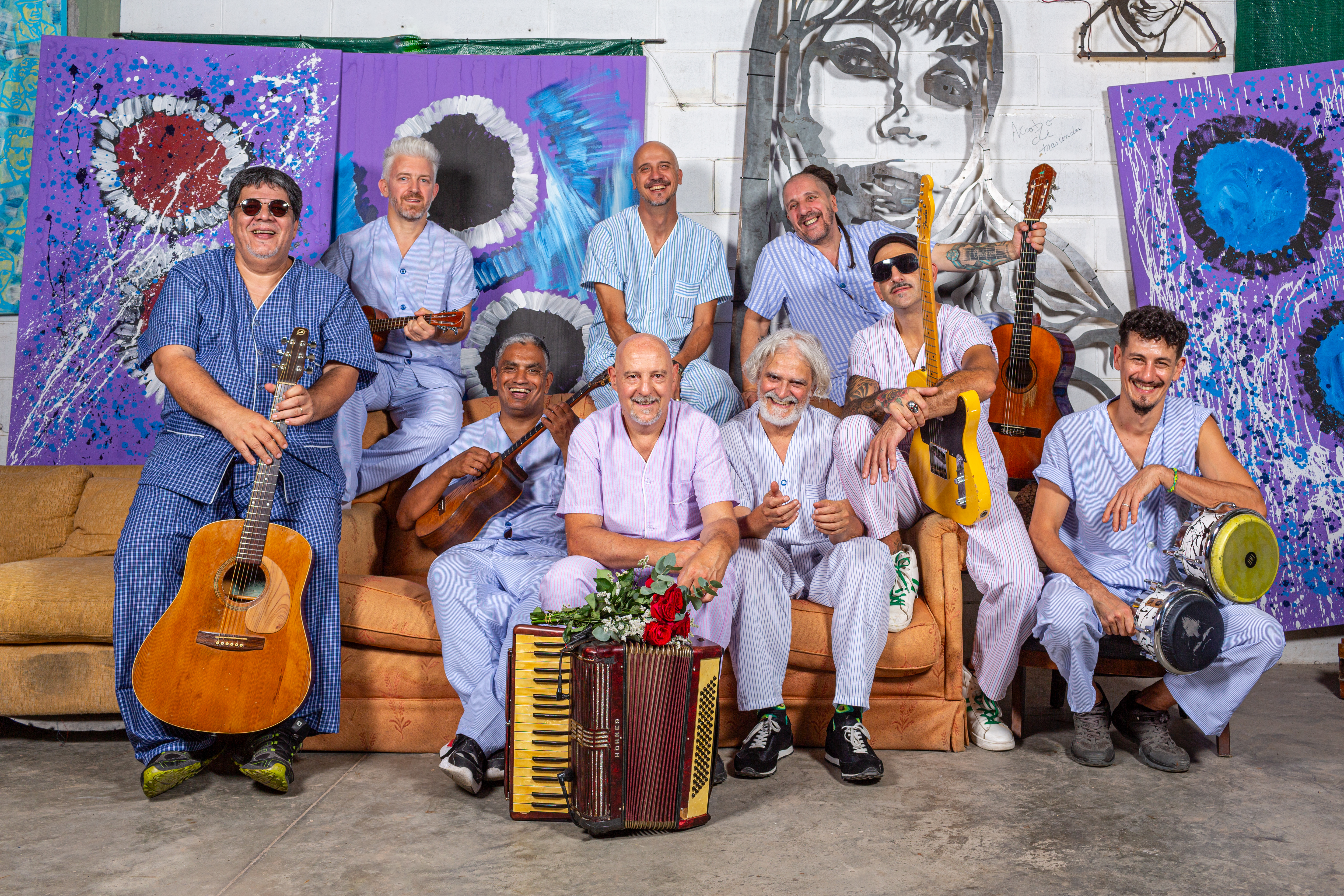 Todos los integrantes de la Bersuit. 