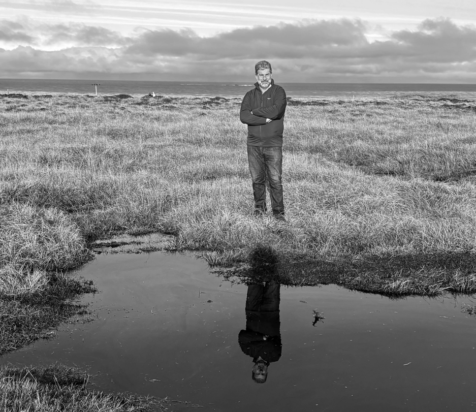 Edgardo Esteban en Malvinas.