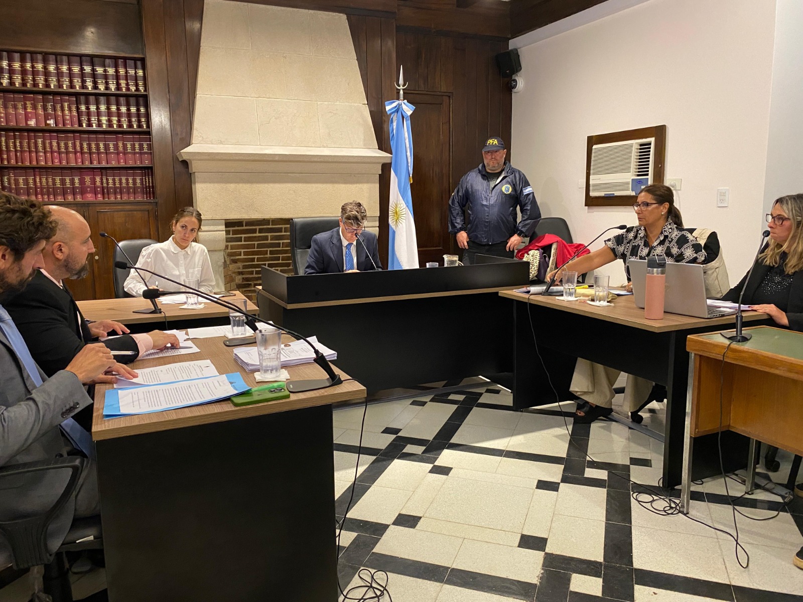  Audiencia desarrollada el pasado miércoles por la Justicia Federal.