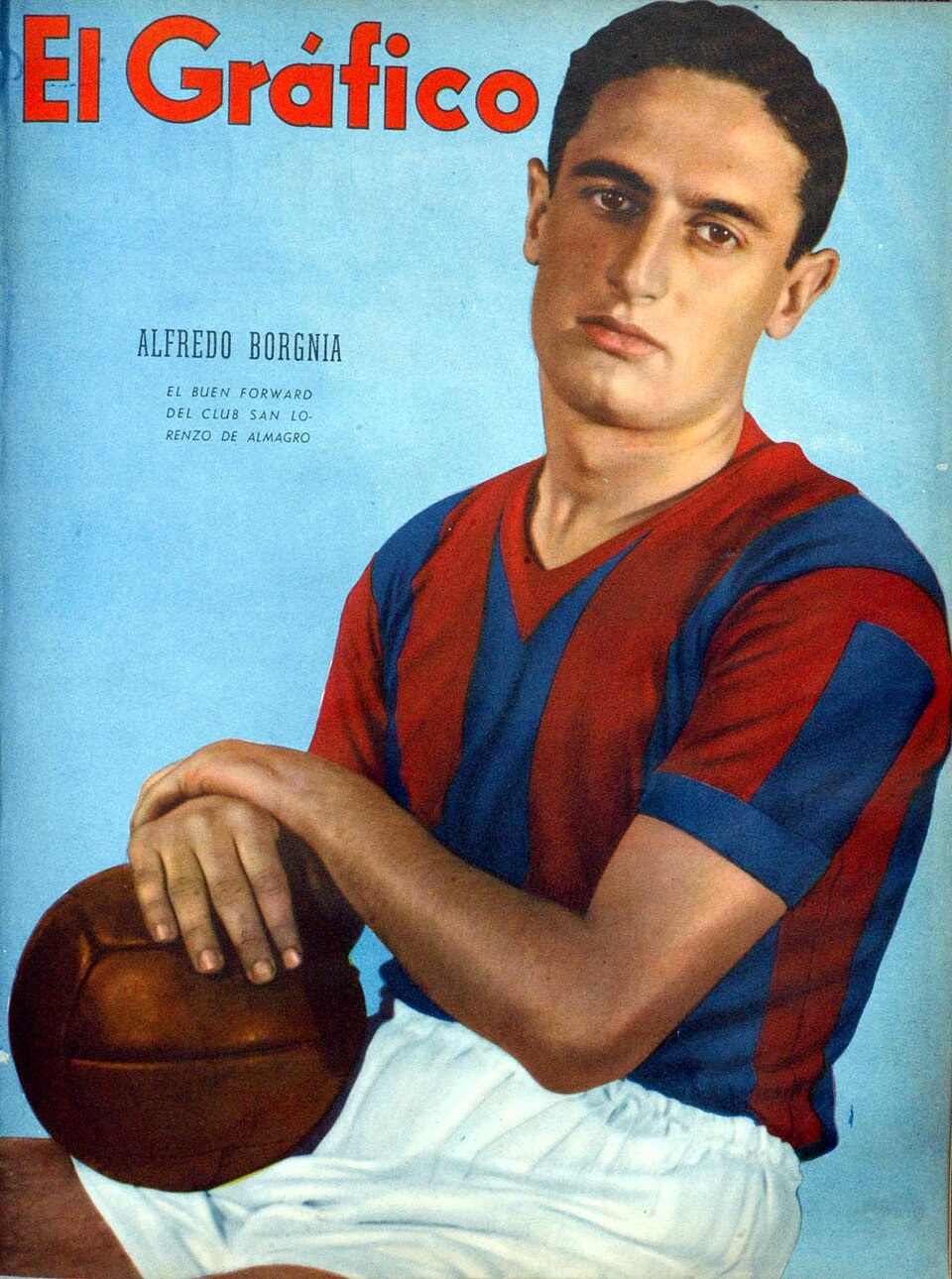 Borgnia fue tapa de la revista El Gráfico.