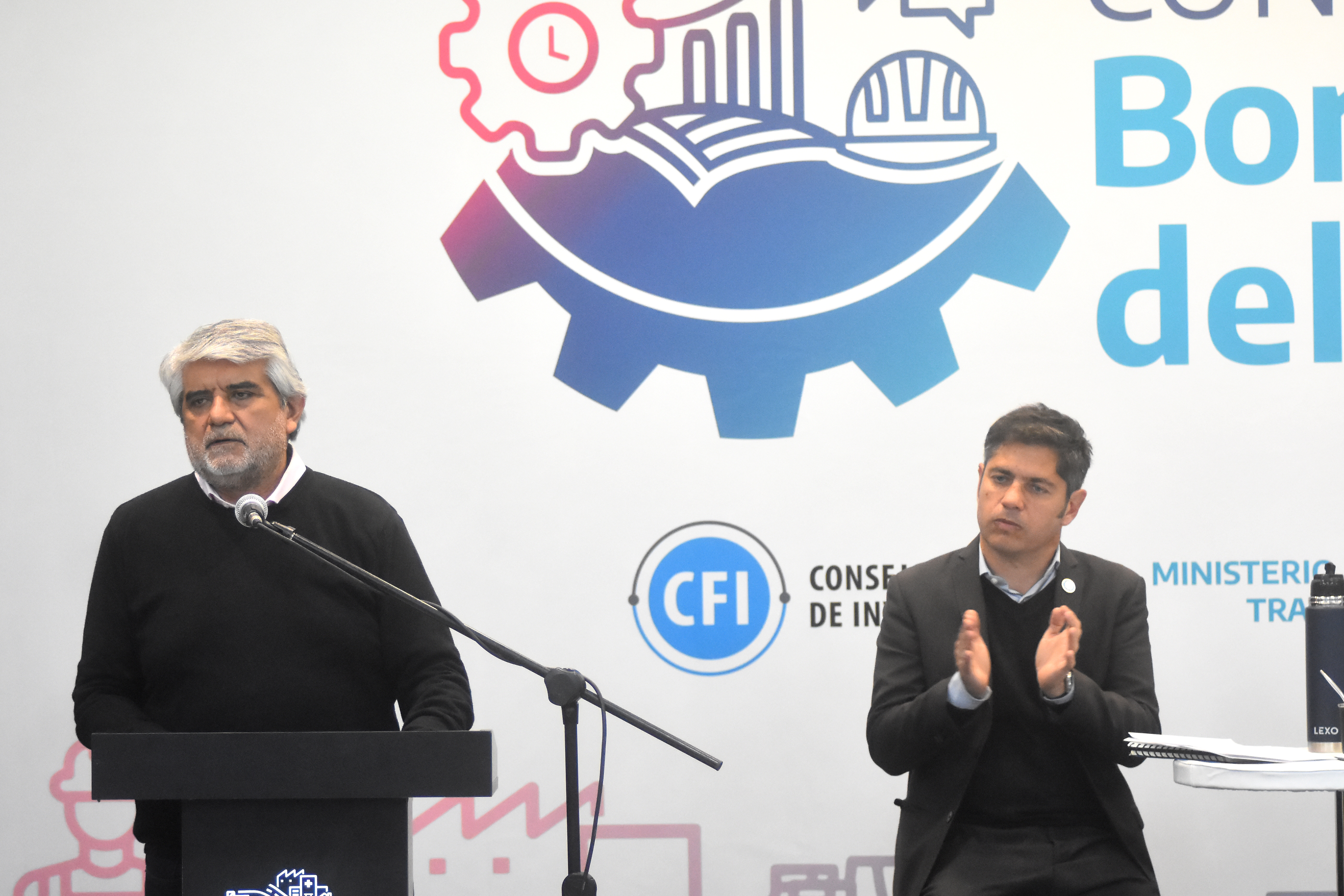 Walter Correa y Axel Kicillof.