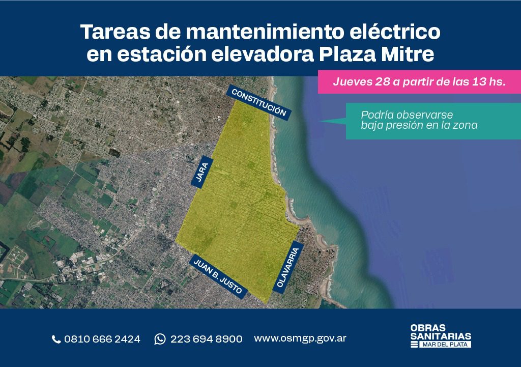 anuncio trabajos en estacion plaza mitre 28 mayo