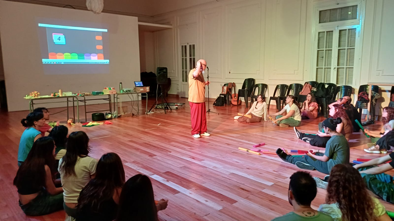 Un momento de la formación en un aula del IPA.
