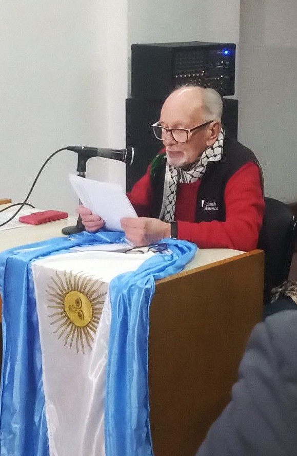 Carlos Trotta, en la conferencia de prensa.