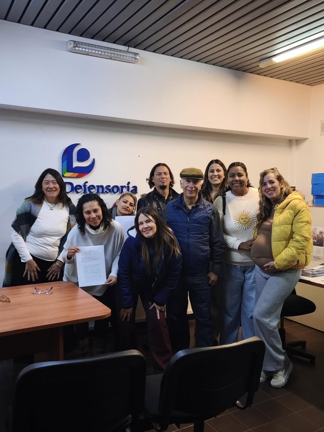 Miembros de la Asocación Civil Unión Venezolanos Marplatenses.