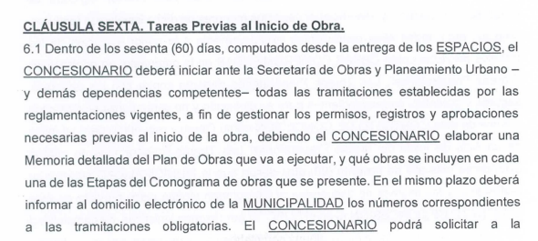 Cláusula obras