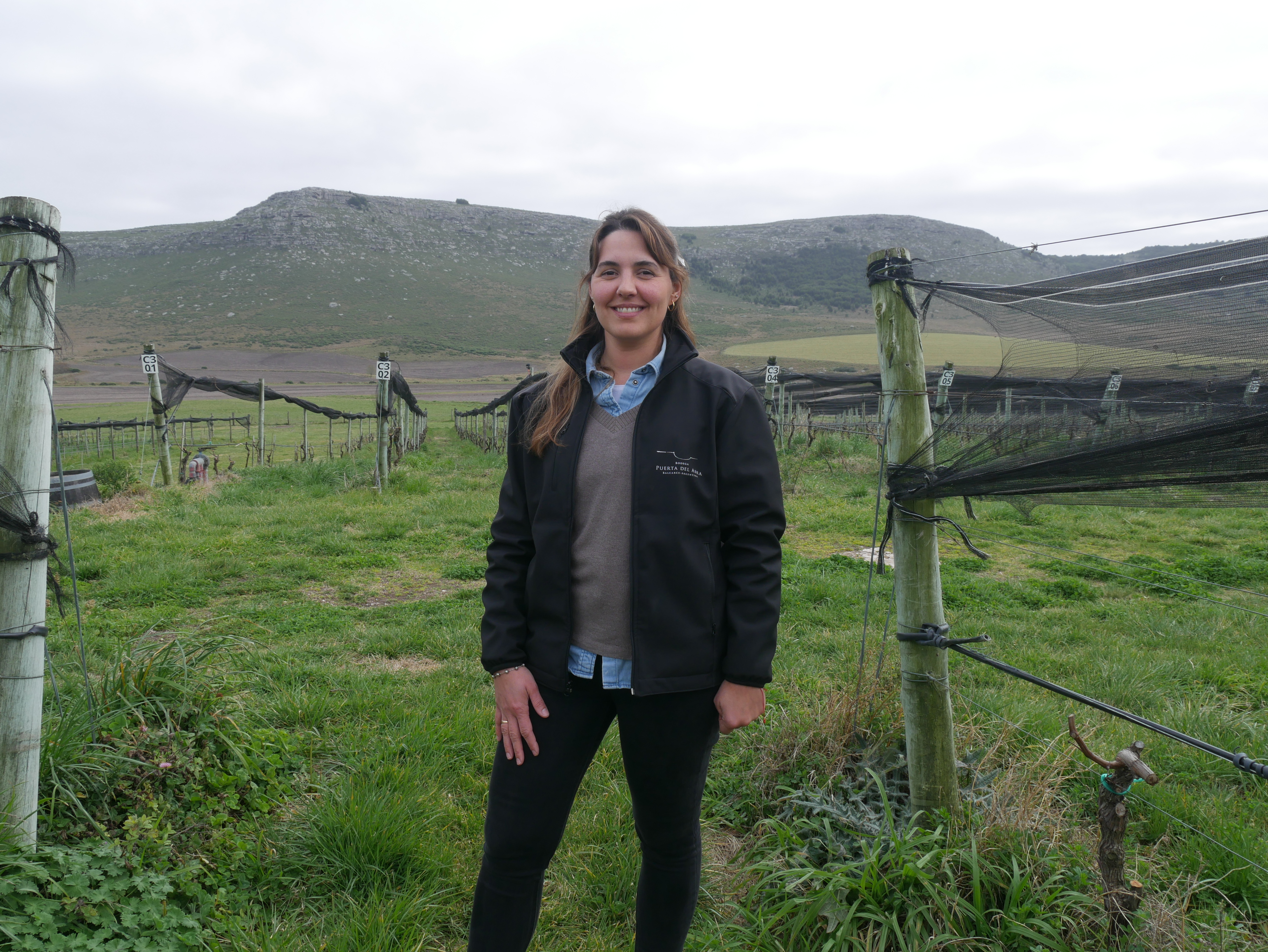 Mariana Boero, enóloga del bodega Puerta del Abra.