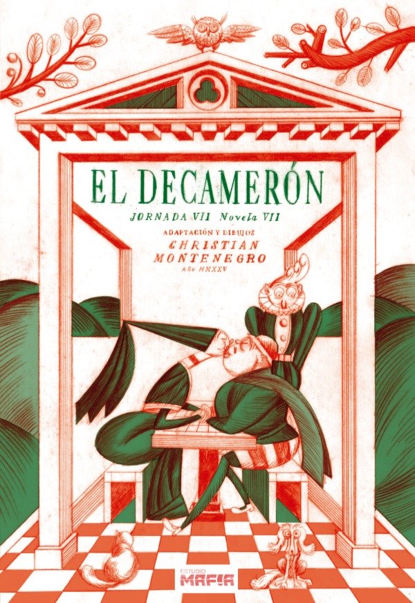 La portada de la versión de "El Decamerón" de Christian Montenegro.