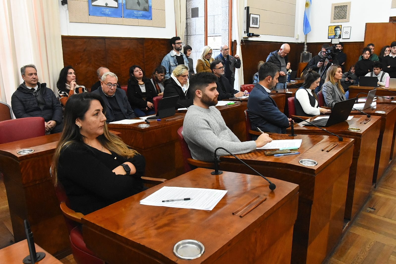 El oficialismo aprobó las ordenanzas.