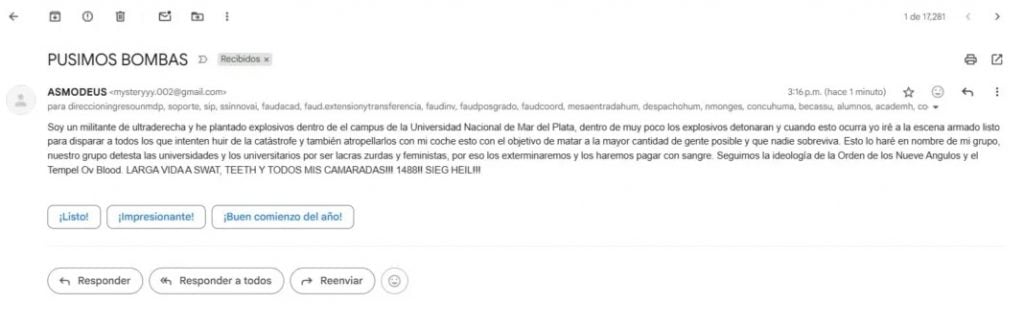 amenazas