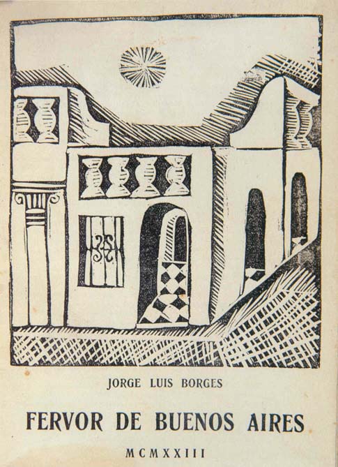 Primera edición de "Fervor de Buenos Aires", obra de Jorge Luis Borges.