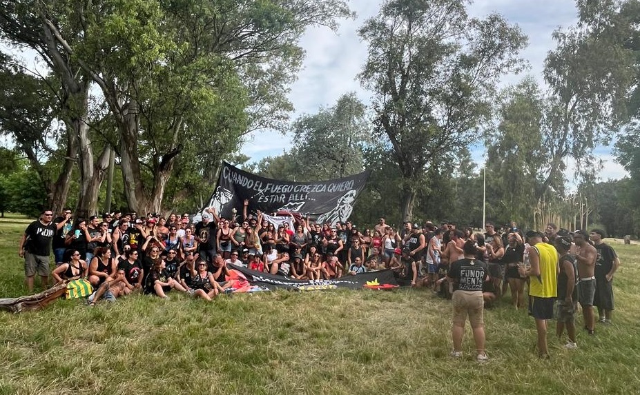 Zona Redonda en uno los viajes a La Plata.