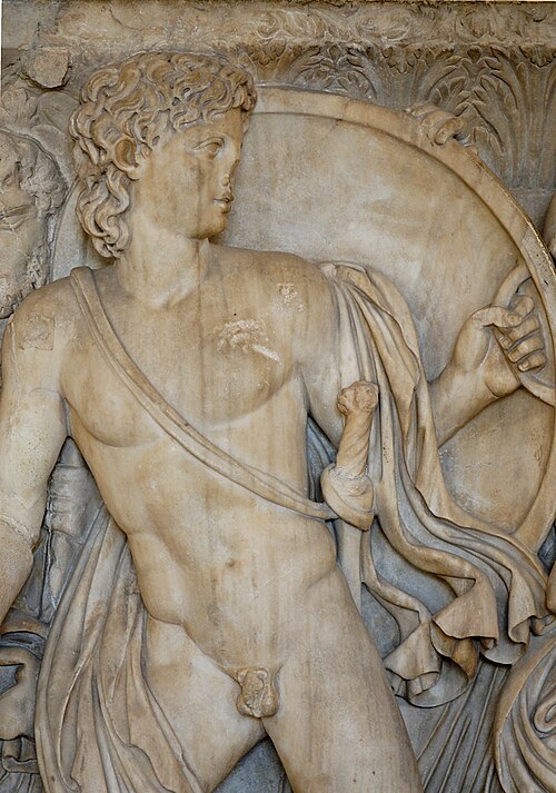 Aquiles en la corte del rey Licomedes. Colección Borghese, Museo del Louvre (París).