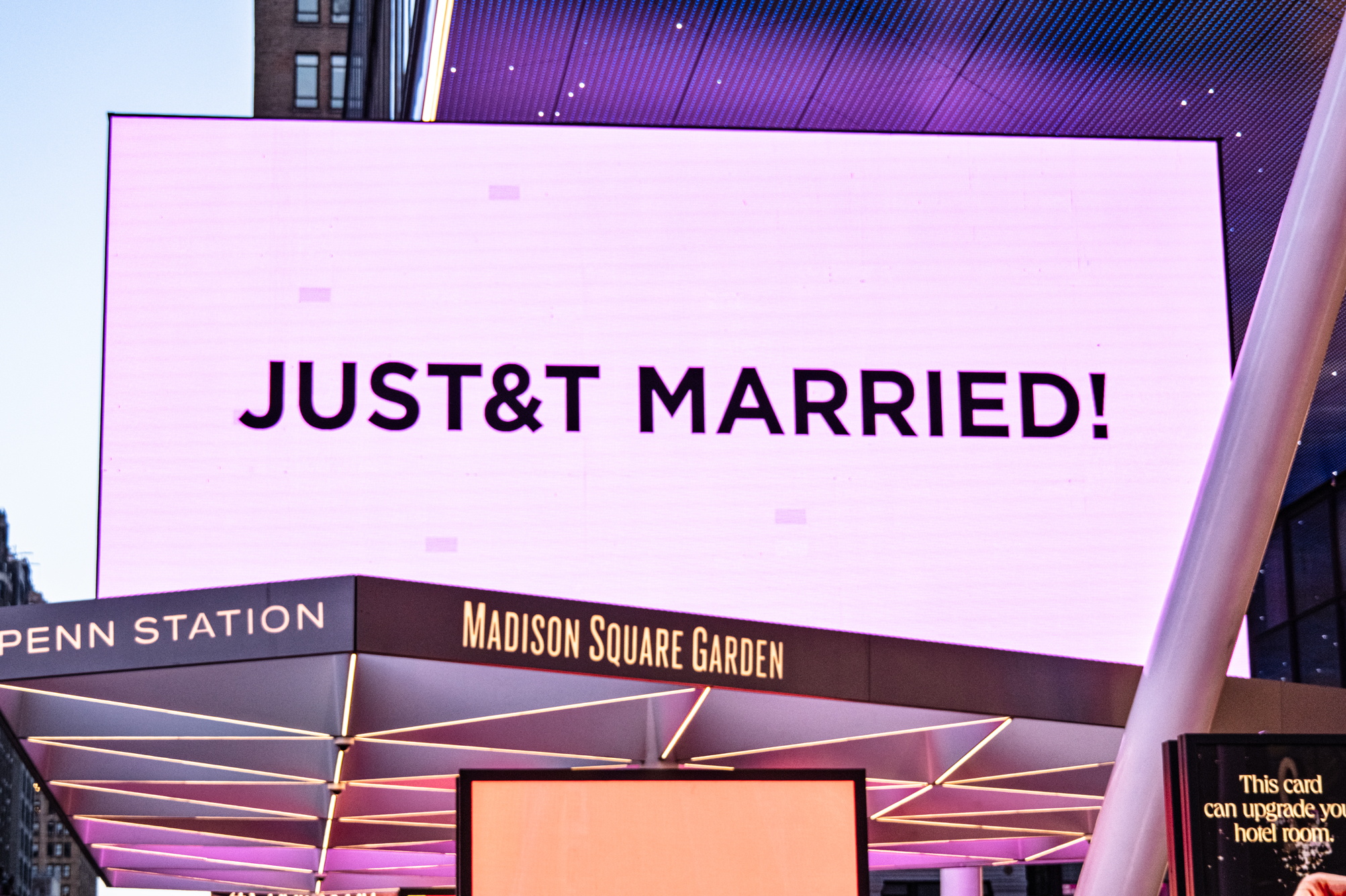 Taylor Swift's wedding at Madison Square Garden in New York
