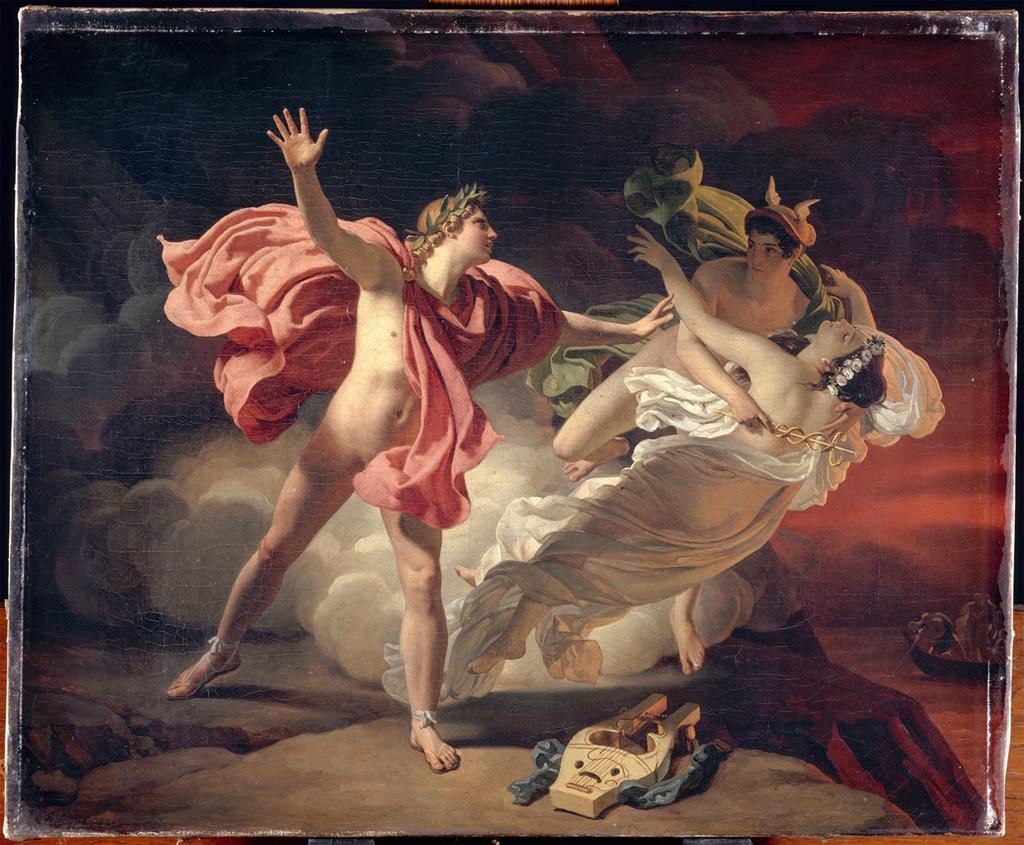 "Orphée et Eurydice" (1820), óleo sobre tela, Museo Magnin, Dijon, Francia.