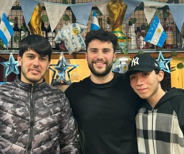 Franco Quezada, el MF Ignacio Fernández Mazzetti e Iván Luchetti, integrantes del podio en el torneo rápido.