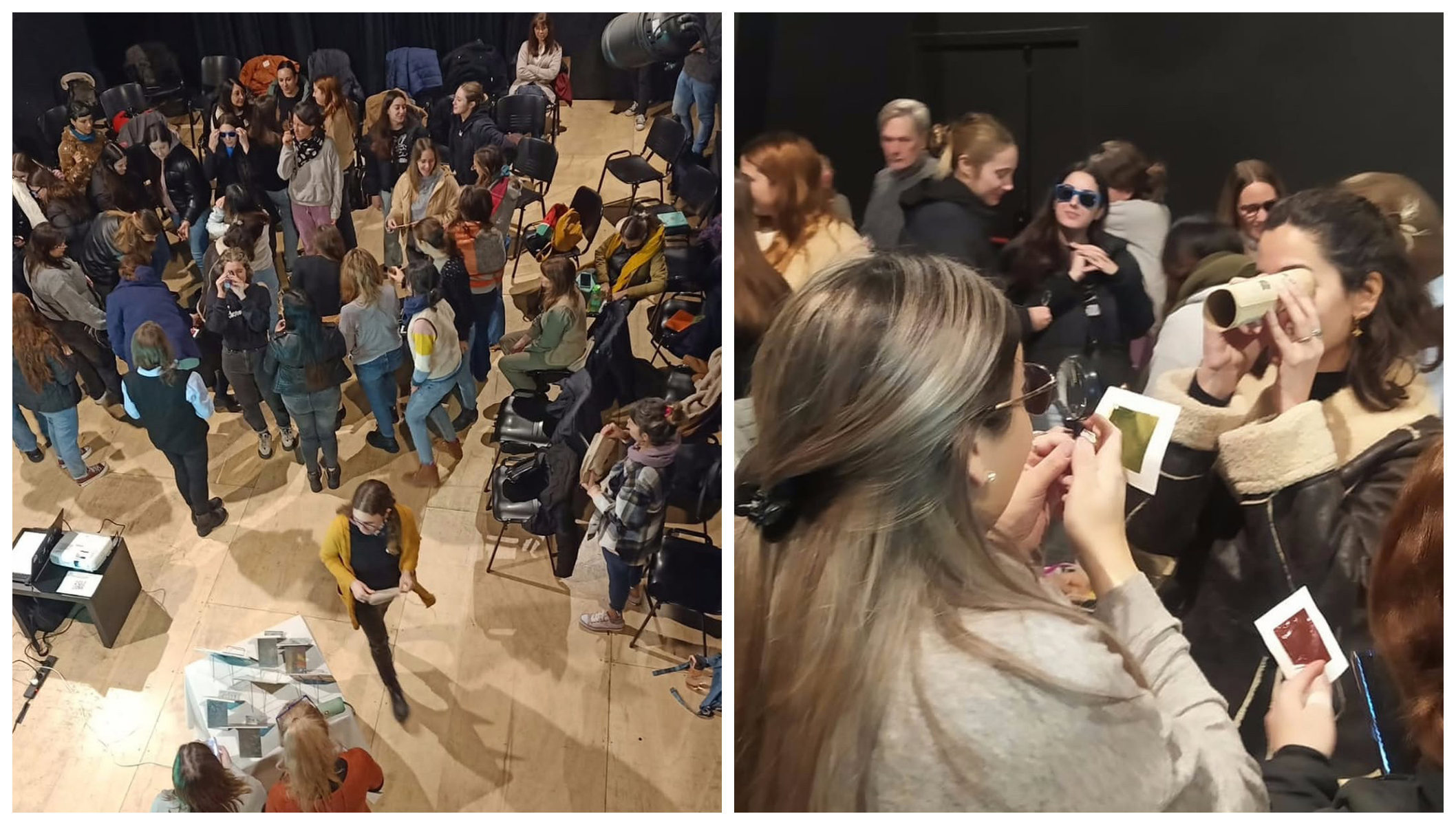 Momentos de la última edición de la Jornada de Primera Infancia, que se realizó en Cuatro Elementos Espacio Teatral. 
