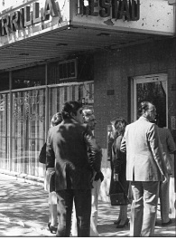 Integrantes de la Cámara Penal realizan una inspección ocular en el escenario del crimen.