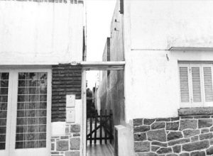 Vivienda de Primero de Mayo 1655, punto señalado como inicio del recorrido de "Pacha" Pérez hacia la casa de los Cicconi.