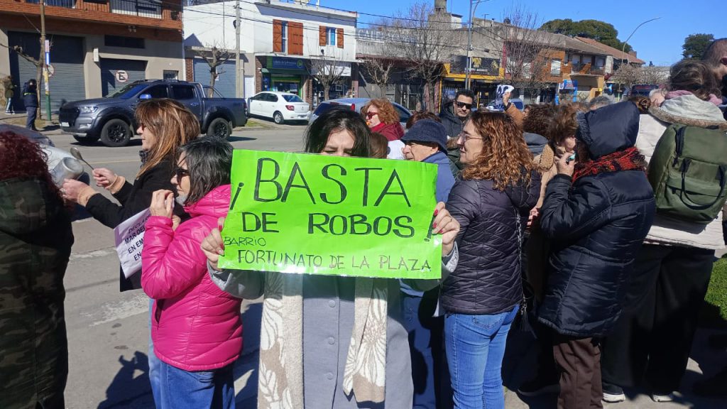 El reclamo por más seguridad se hace sentir en todos los barrios.