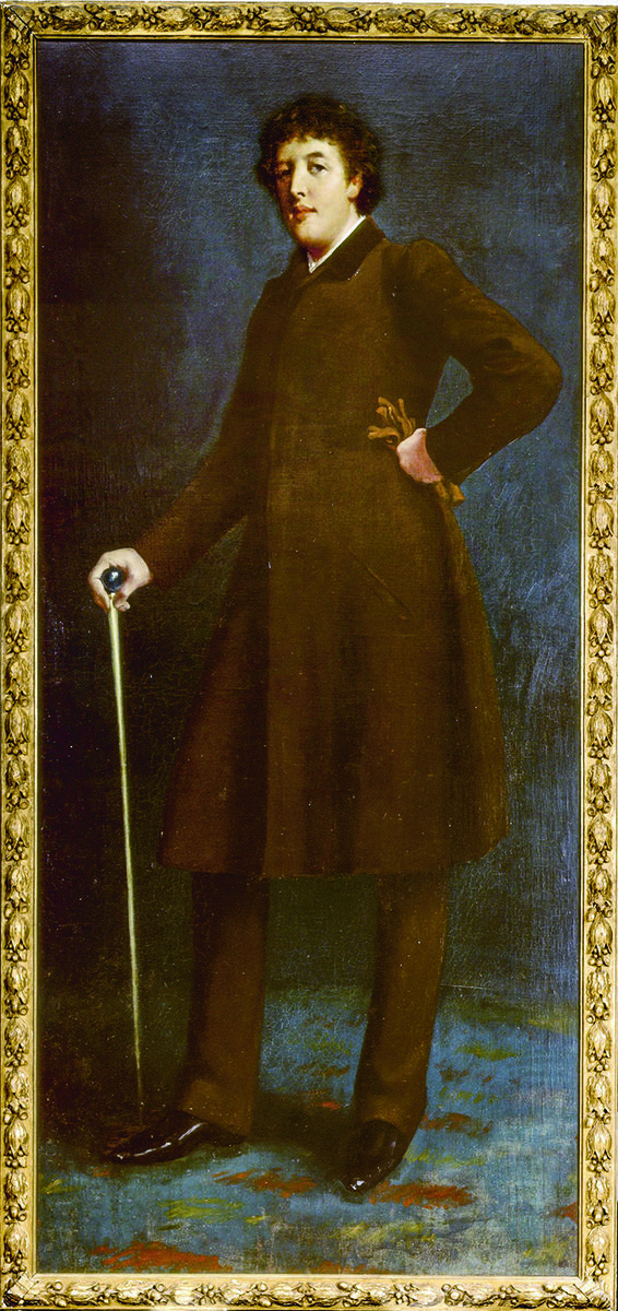 Retrato de Oscar Wilde a los 28 años, por Robert Goodloe Harper Pennington.