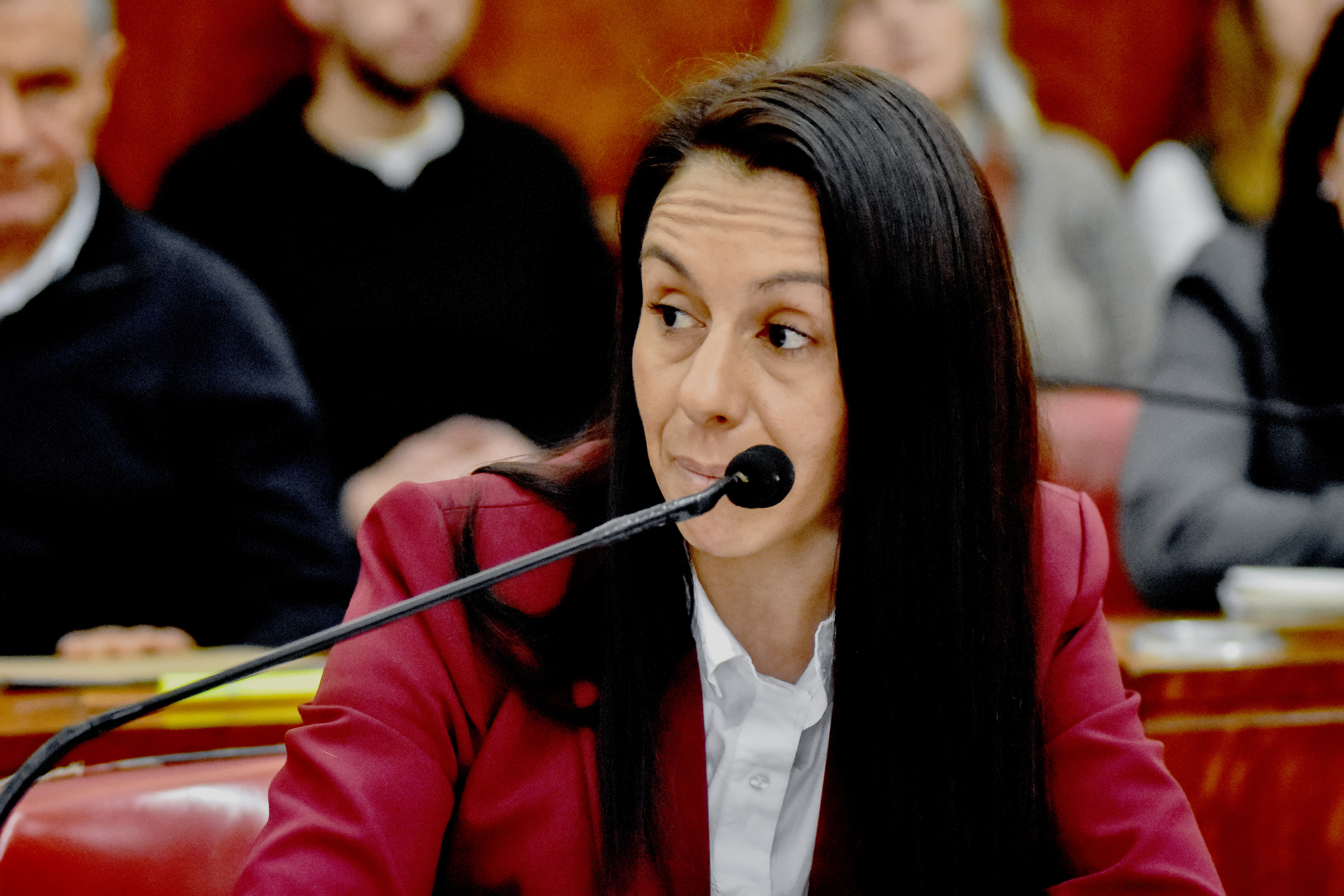 Eva Ayala, de Acción Marplatense/Movimiento Derecho al Futuro.