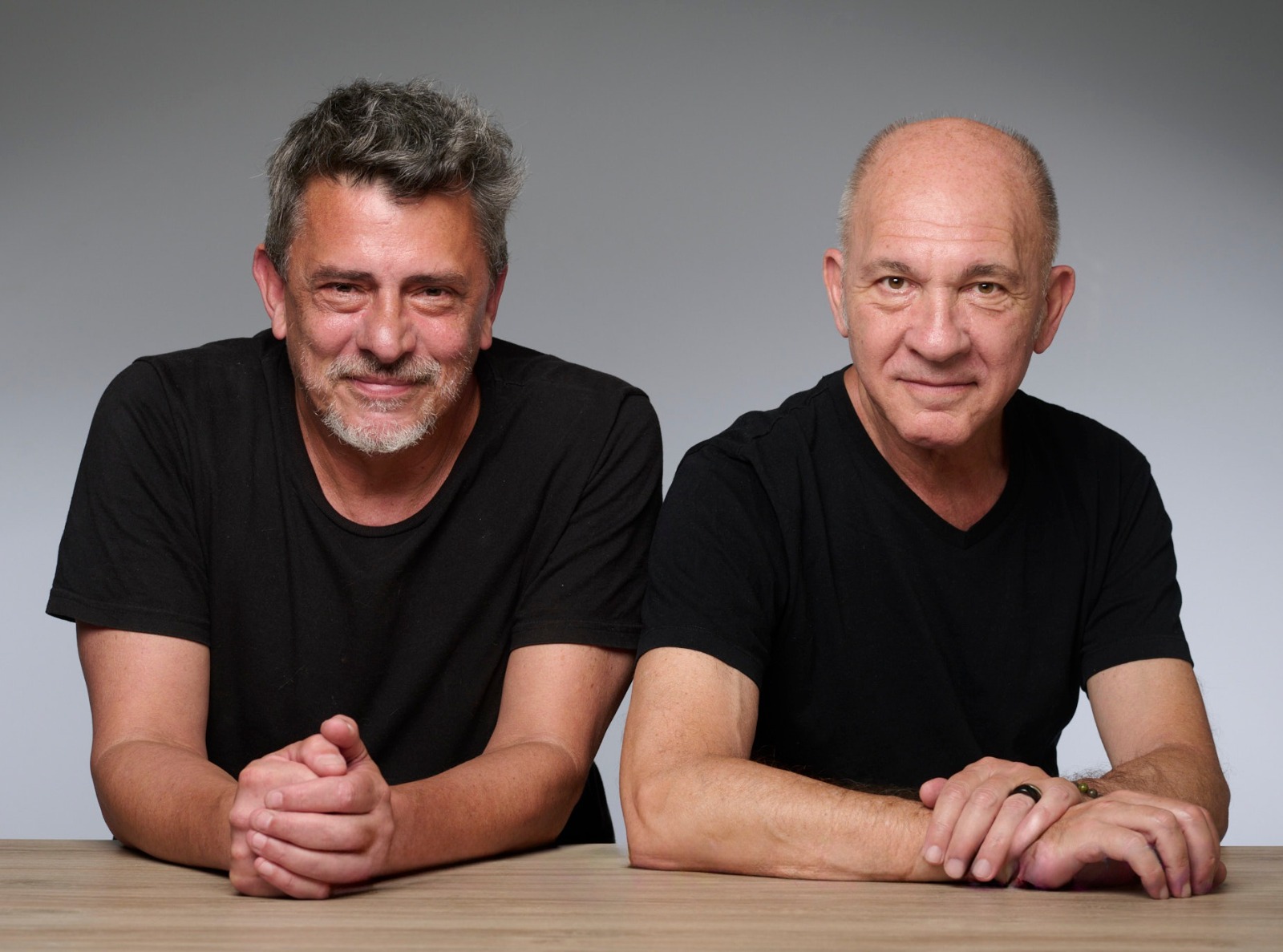 Darío Grandinetti  junto al director y dramaturgo Javier Daulte. 