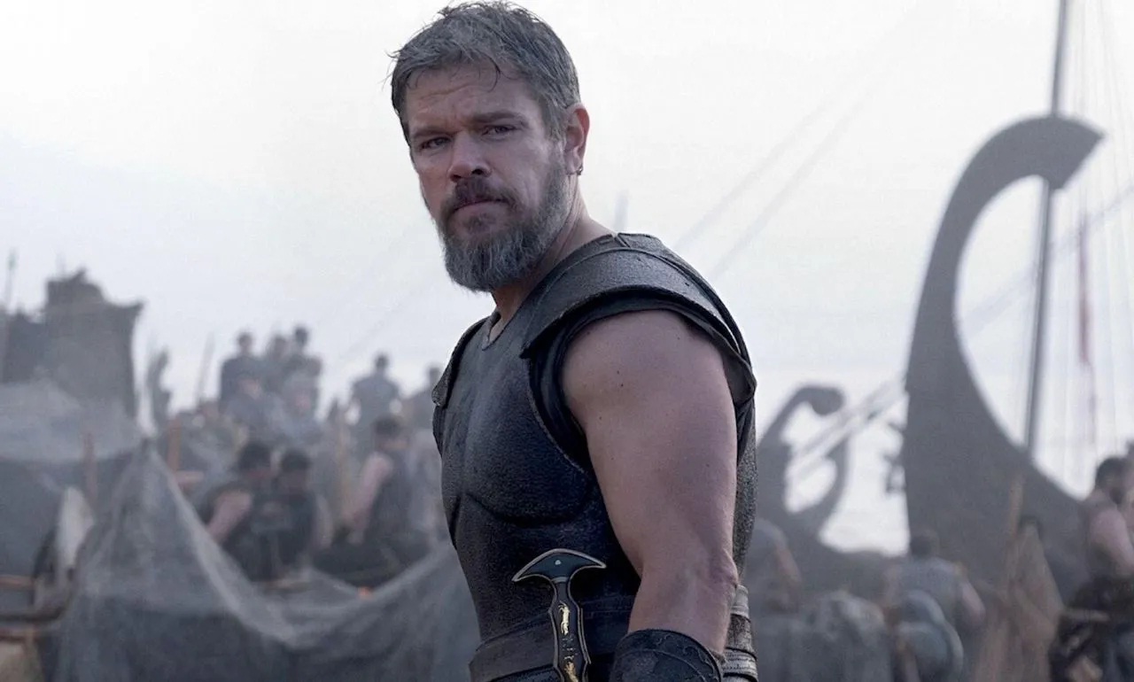 Matt Damon como Ulises, protagonista en el film La Odisea.