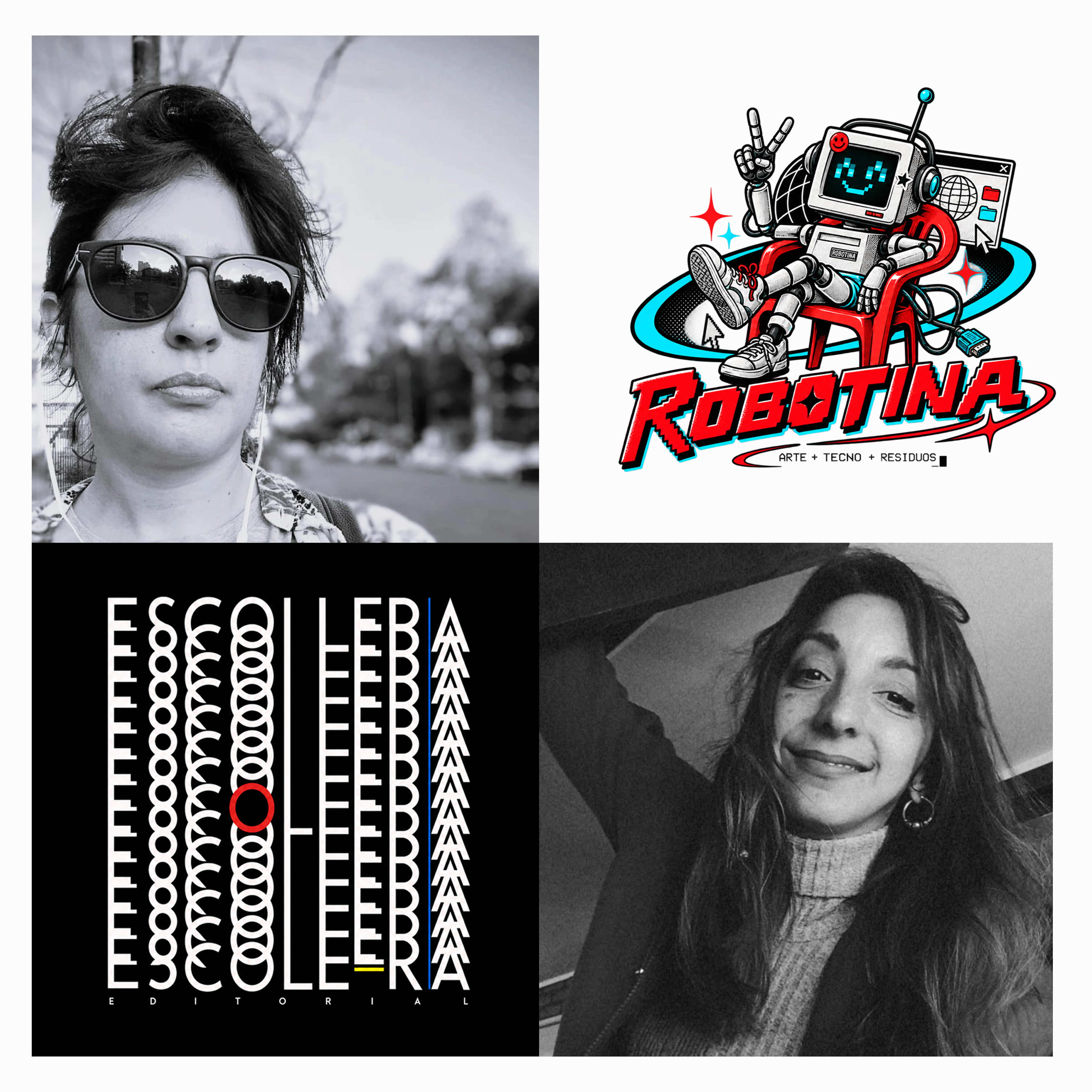 Laura Rapallini y Adela Rafaghelli, creadoras de Robotina. 