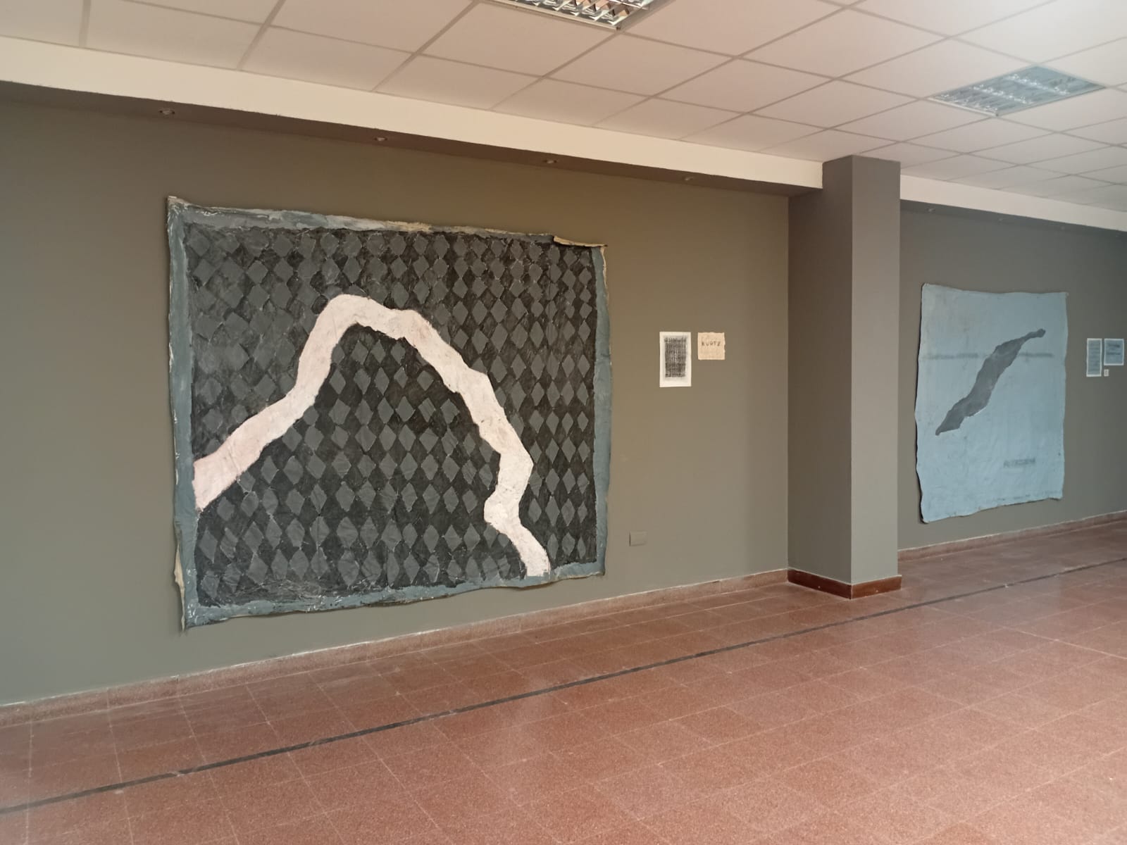 Una de las obras.