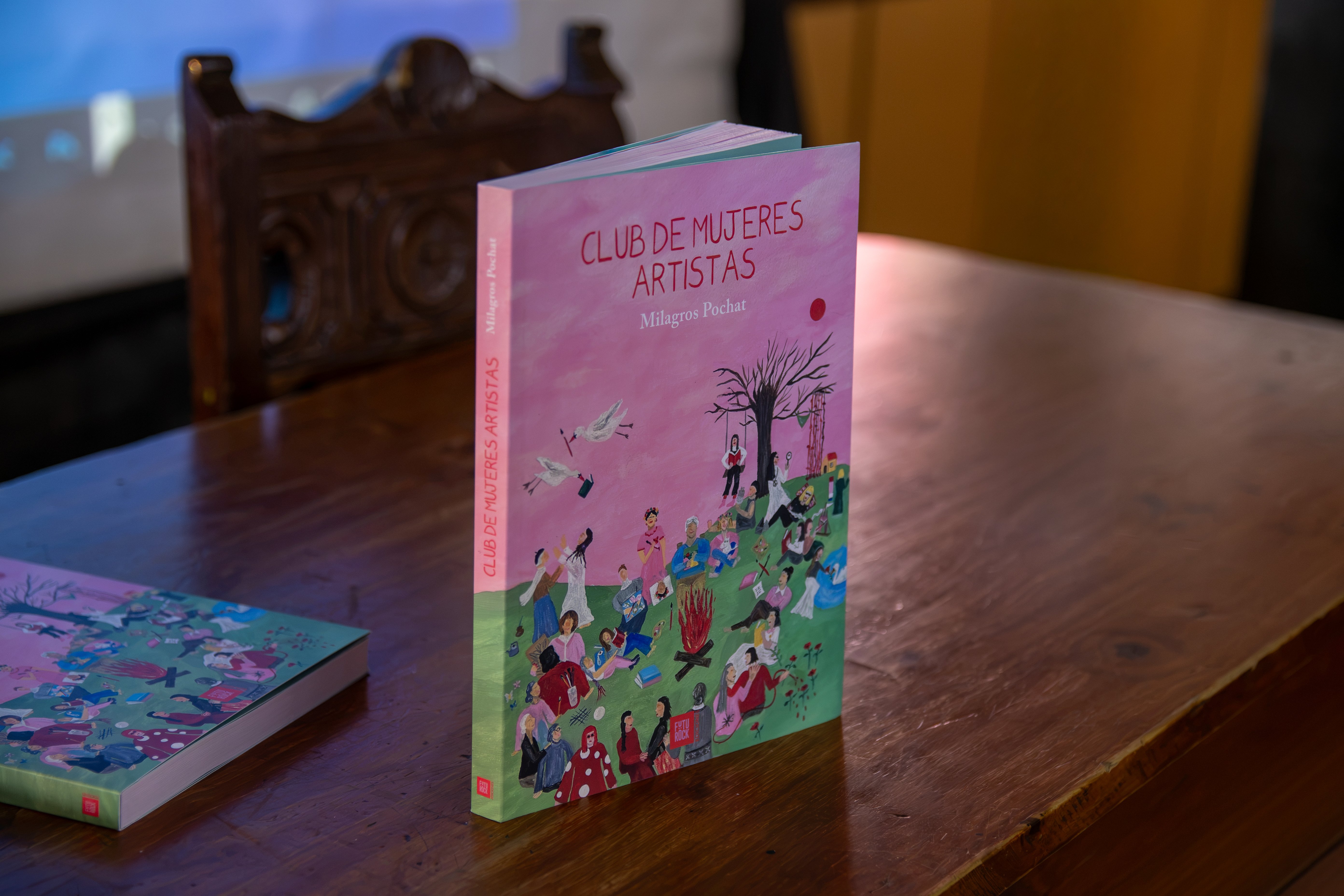 "Club de mujeres artistas" fue publicado por Ediciones Futurock (Foto Belén Dugo).