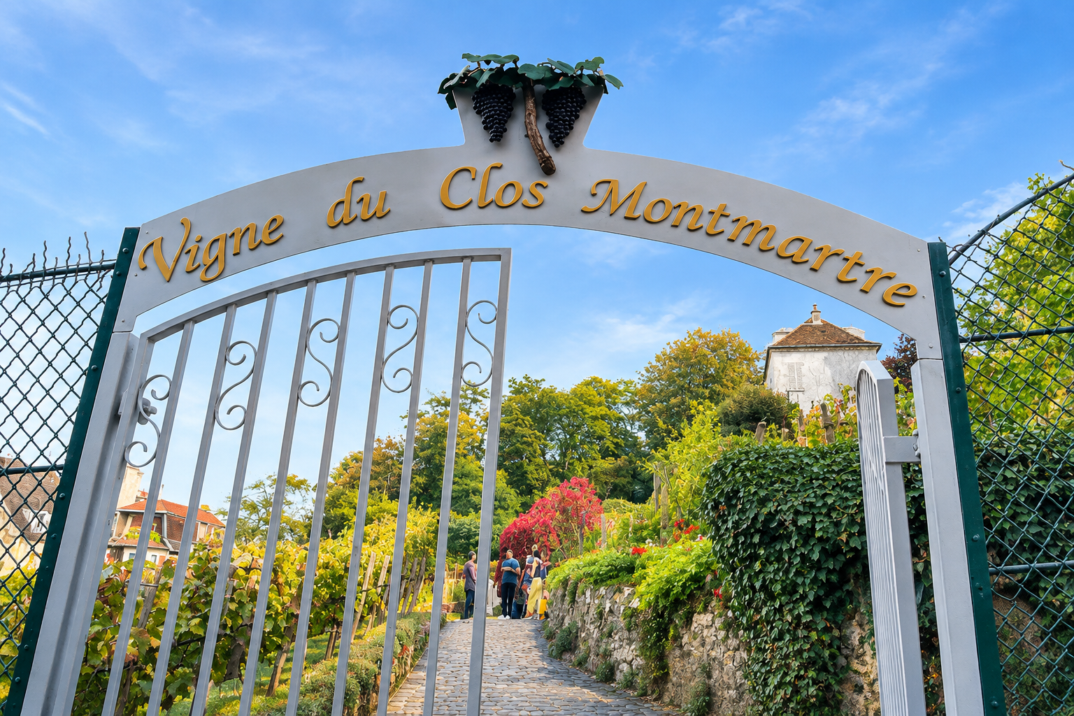 Ingreso a Vigne du Clos Montmartre. Foto: @sortiraparis.officiel
