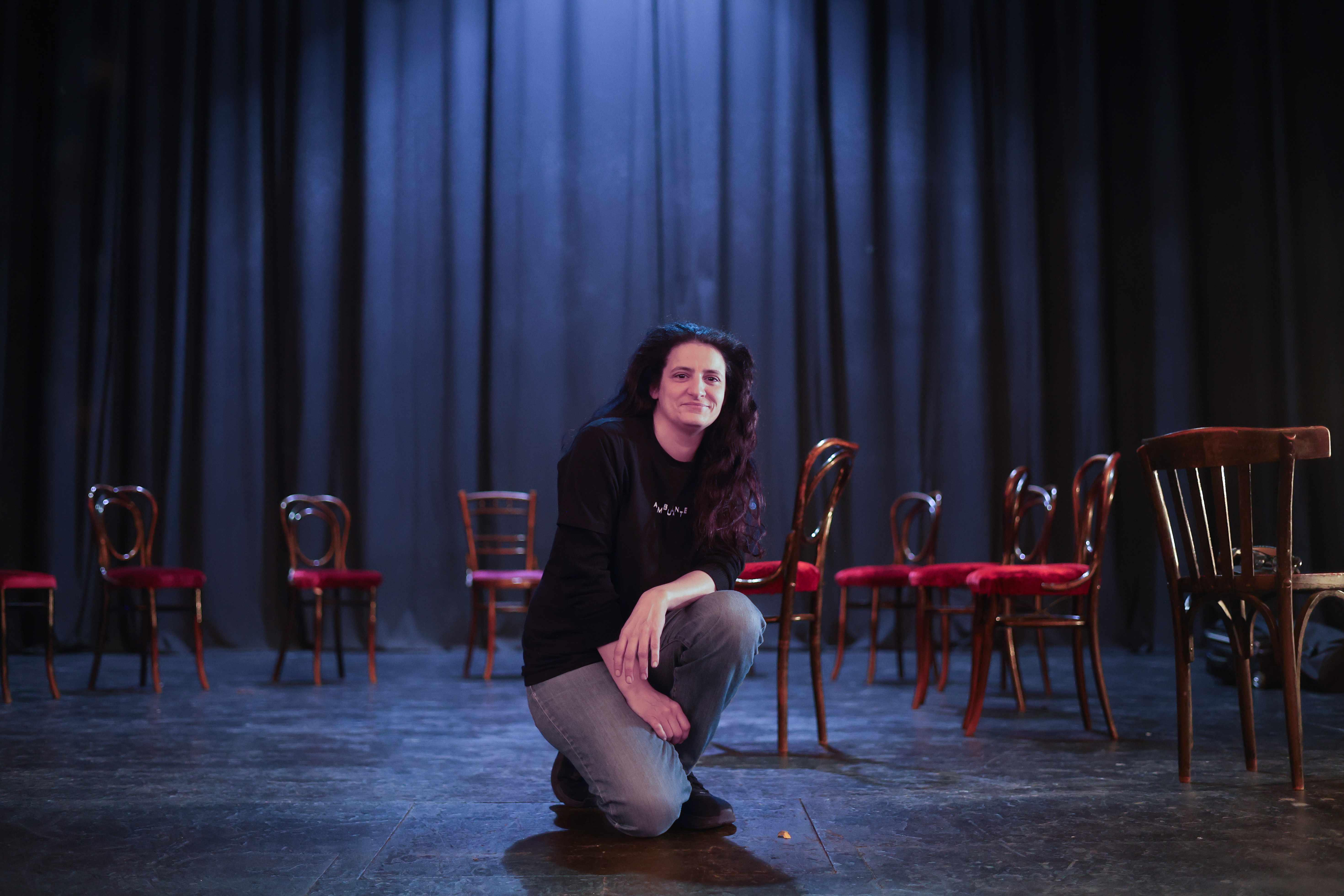 Julieta Laso llega al teatro Margarita Xirgú para presentar el álbum que preparó con Daniel Melingo. Foto: EFE | Juan Ignacio Roncorini.
