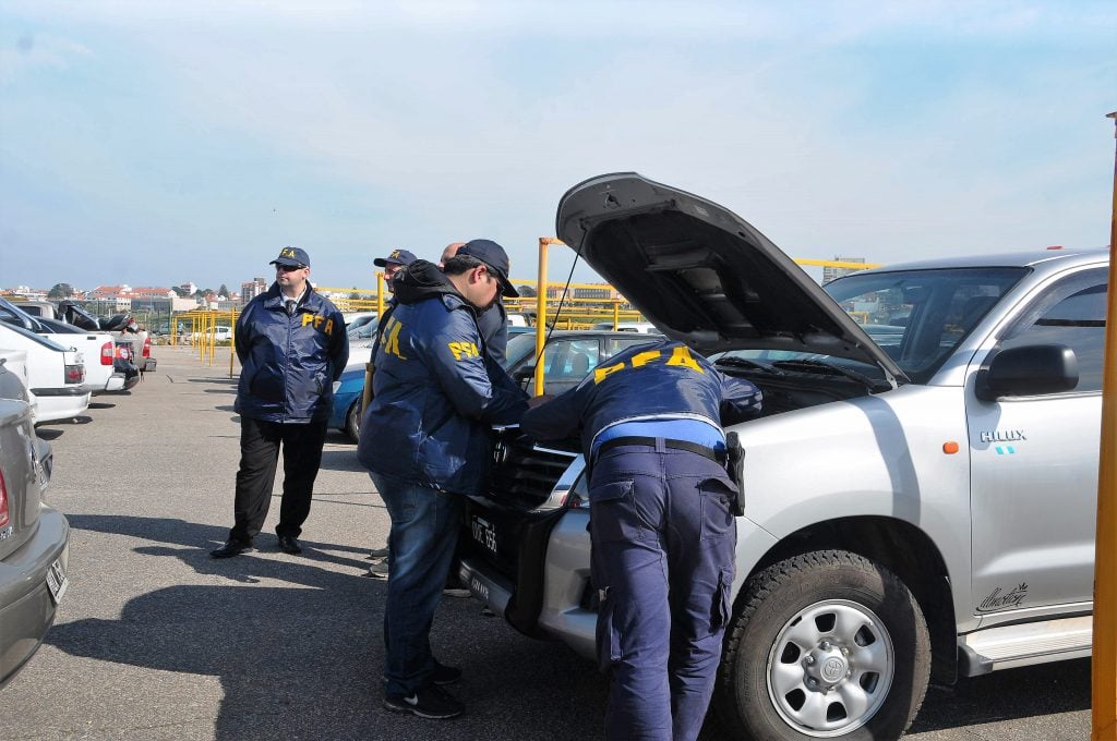Operativo "Lavado Total" en 2016, donde se hallaron 4 kilos de cocaína en un auto de Barrientos.