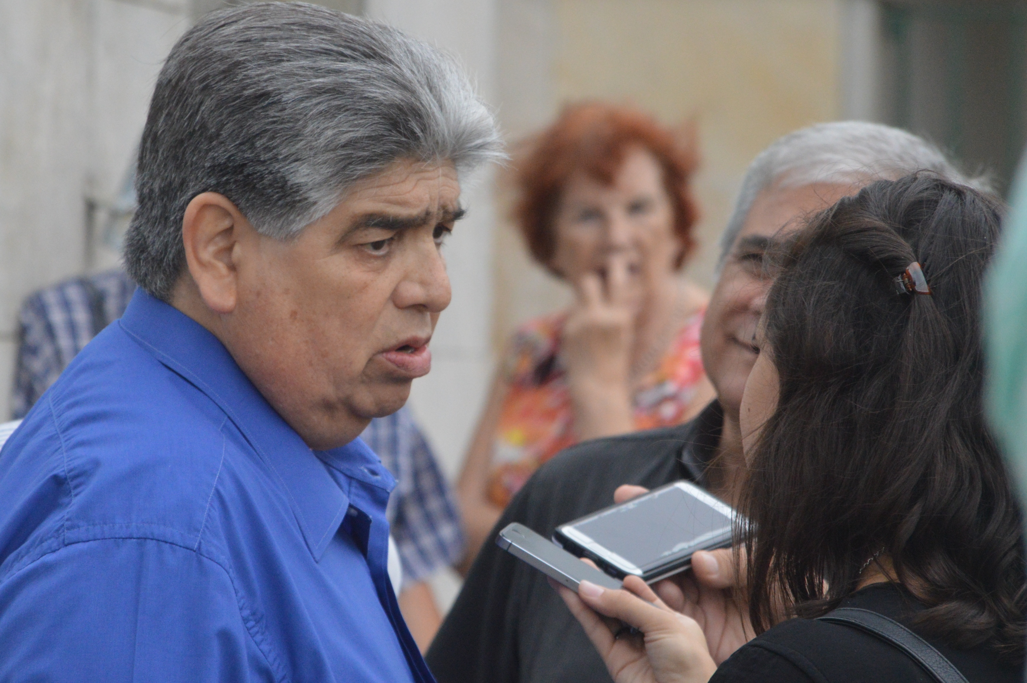 José Rigane, secretario general del Sindicato de Luz y Fuerza.