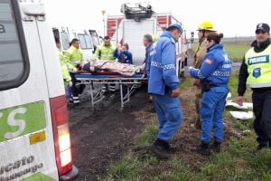 Bomberos Sierra 3 herido