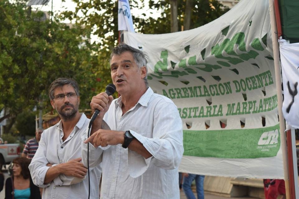 Pedro Sanllorenti, titular de ADUM local.