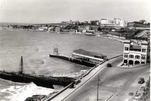 Playa de los Ingleses y Hotel Centenario. Década del '30.