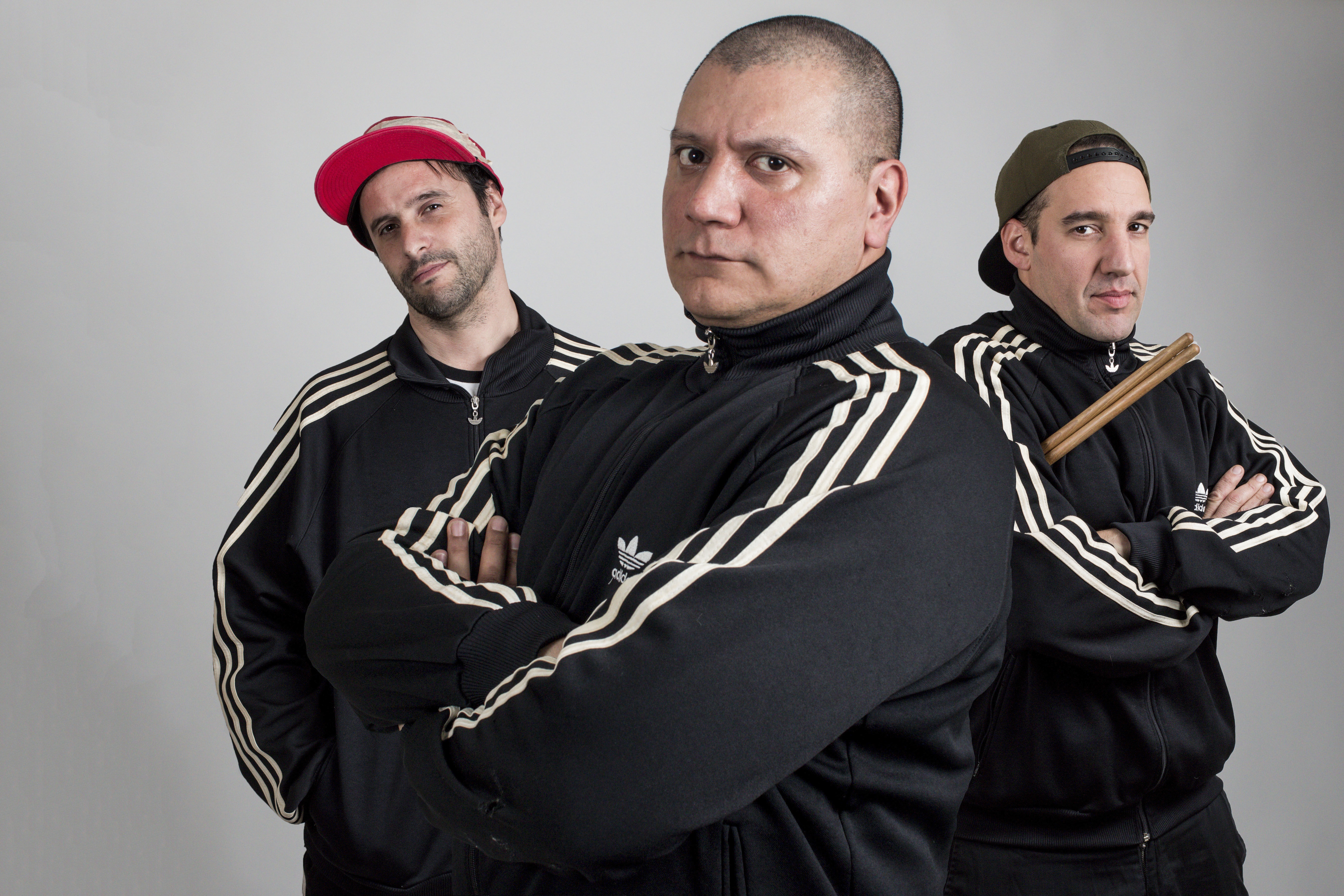 El trío rockero marplatense Científicos del Palo.