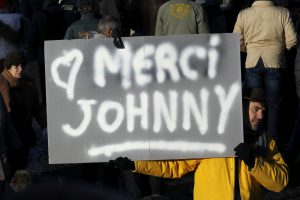 Tribute to Johnny Hallyday in Paris